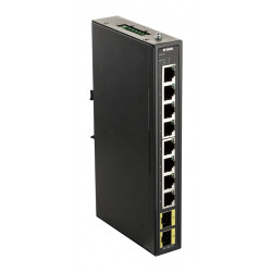 D-Link DIS-100G-10S commutateur réseau Non-géré Gigabit Ethernet (10/100/1000) DIN rail Noir