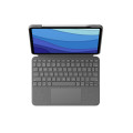 Logitech 920-010145 clavier pour tablette QWERTY Espagnole Smart Connector Gris