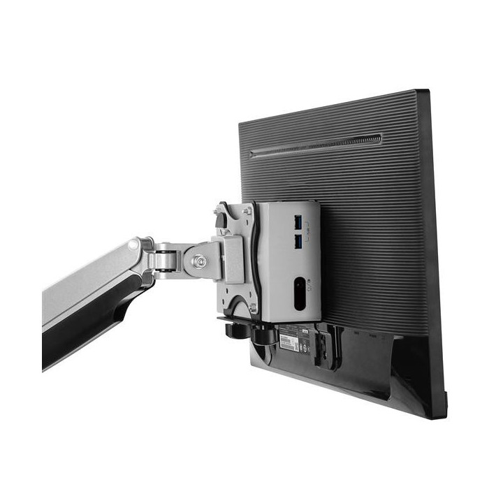 StarTech.com Support VESA pour Client Léger (jusqu'à 5kg) - Montage sous Bureau / Derrière Écran pour mini PC