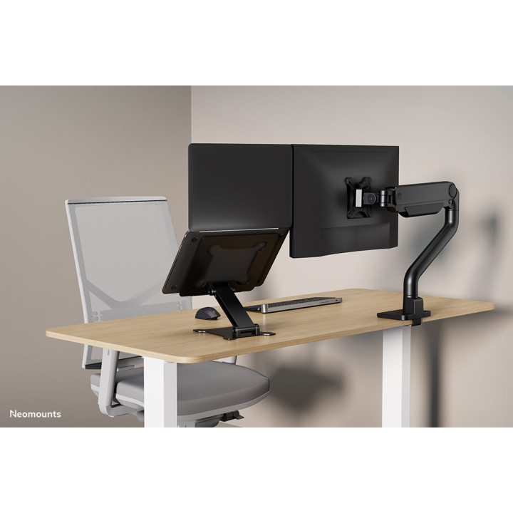 Neomounts DS20-740BL1 Support pour ordinateur portable 11-15" - ajustement en hauteur - pliable - compact - universel