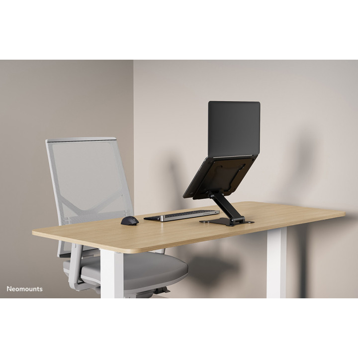 Neomounts DS20-740BL1 Support pour ordinateur portable 11-15" - ajustement en hauteur - pliable - compact - universel