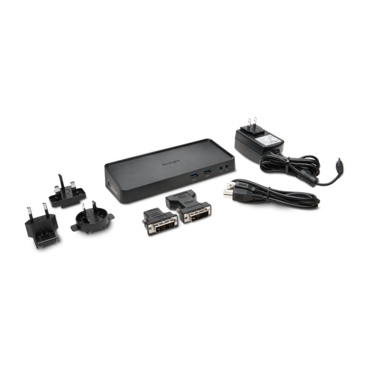 Kensington SD3600 Station d’accueil USB 3.0 , 5 Gbits/s, 2 sorties 2K - HDMI/DVI-I/VGA - Windows