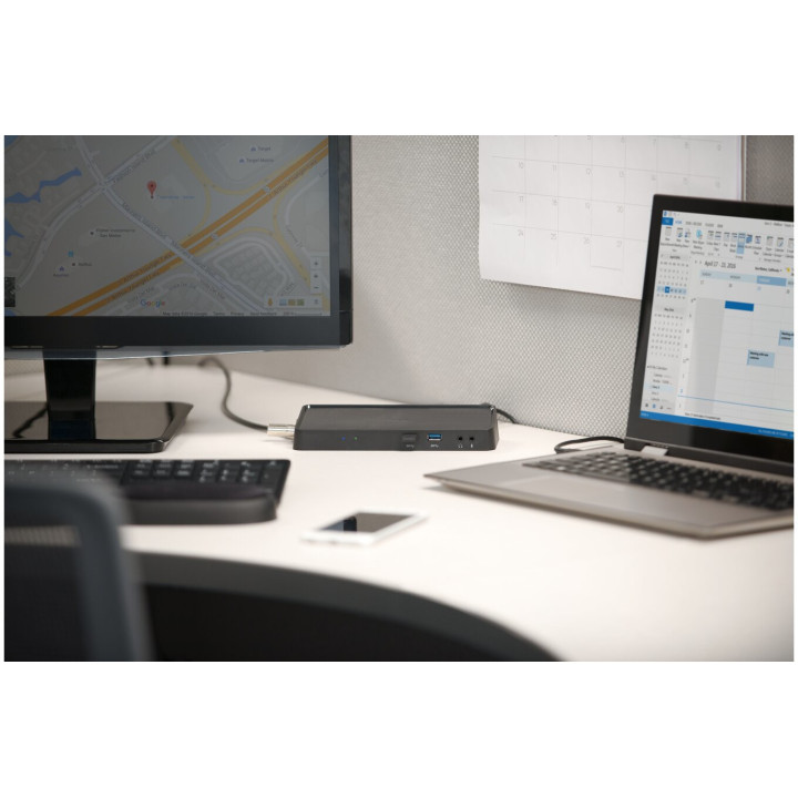 Kensington SD3600 Station d’accueil USB 3.0 , 5 Gbits/s, 2 sorties 2K - HDMI/DVI-I/VGA - Windows