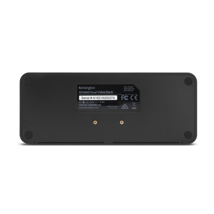 Kensington SD3600 Station d’accueil USB 3.0 , 5 Gbits/s, 2 sorties 2K - HDMI/DVI-I/VGA - Windows