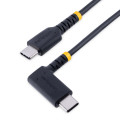StarTech.com Câble de Charge Rapide USB-C de 15cm, Robuste, Spiralé, Charge et Synchronisation, 3A, USB 2.0, Gaine TPE et Fib