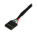 StarTech.com Connecteur USB Interne Carte Mère 5 Broches - Câble VDG Carte Mère 5 pin - Connecteur USB 2.0 Interne - Câble 