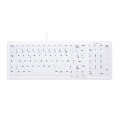 CHERRY AK-C7000 clavier Médical USB AZERTY Français Blanc