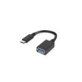 Lenovo 4X90Q59481 câble USB USB 3.2 Gen 1 (3.1 Gen 1) 0,14 m USB C USB A Noir
