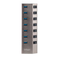 StarTech.com Hub USB-C avec Auto-Alimenté à 7 Ports - Hub USB Type C vers USB-A pour PC de Bureau/Portable - Hub USB 3.0 5Gbp