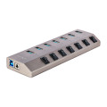 StarTech.com Hub USB-C avec Auto-Alimenté à 7 Ports - Hub USB Type C vers USB-A pour PC de Bureau/Portable - Hub USB 3.0 5Gbp