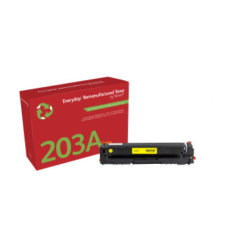 Toner remanufacturé Jaune Everyday™ de Xerox compatible avec HP 203A (CF542A), Capacité standard