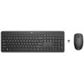 HP 230 WL MOUSE+KB COMBO FR clavier Souris incluse Bureau RF sans fil Noir