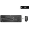 HP 230 WL MOUSE+KB COMBO FR clavier Souris incluse Bureau RF sans fil Noir