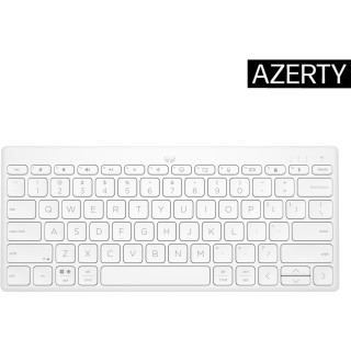 HP 350 WHT Compact Multi-Devic - Tastatur - Bluetooth 5 clavier Maison Blanc