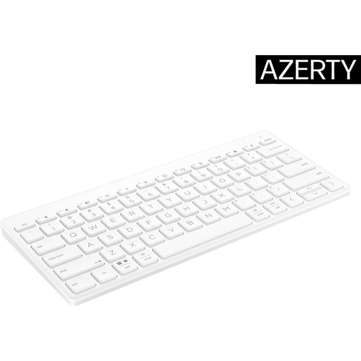 HP 350 WHT Compact Multi-Devic - Tastatur - Bluetooth 5 clavier Maison Blanc