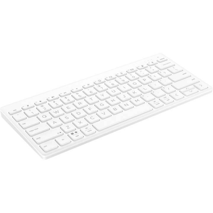 HP 350 WHT Compact Multi-Devic - Tastatur - Bluetooth 5 clavier Maison Blanc