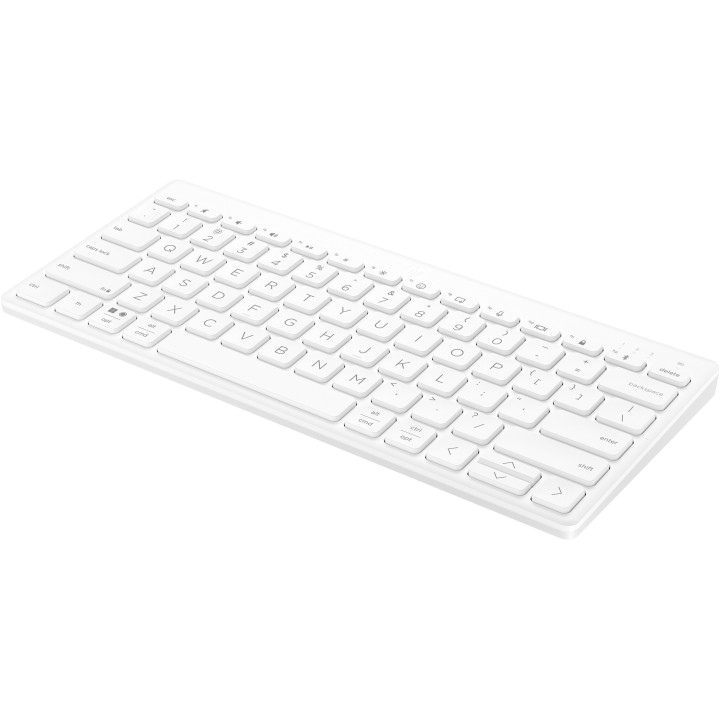 HP 350 WHT Compact Multi-Devic - Tastatur - Bluetooth 5 clavier Maison Blanc