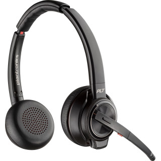 HP Poly Savi 8220-M Casque Sans fil Arceau Bureau/Centre d'appels Noir