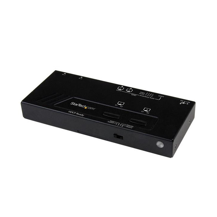 StarTech.com Switch Matrice HDMI 2x2 avec Commutation Automatique et Prioritaire - 1080p