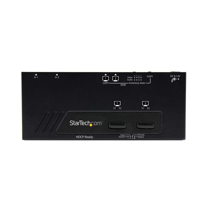 StarTech.com Switch Matrice HDMI 2x2 avec Commutation Automatique et Prioritaire - 1080p