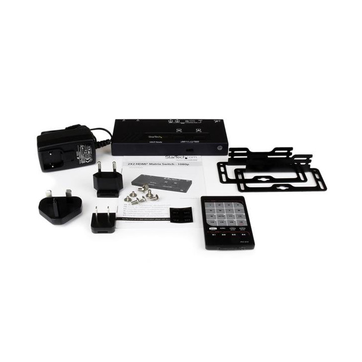 StarTech.com Switch Matrice HDMI 2x2 avec Commutation Automatique et Prioritaire - 1080p