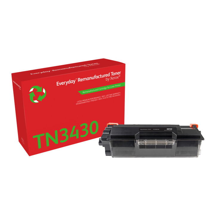 Everyday Toner remanufacturé Mono ™ de Xerox compatible avec Brother TN-3430, Capacité standard