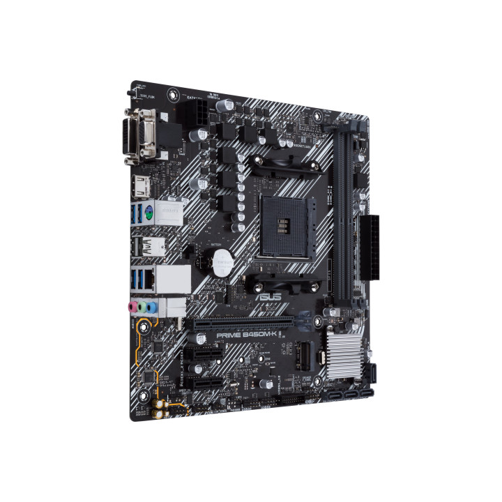 ASUS Prime B450M-K II AMD B450 Emplacement AM4 micro ATX