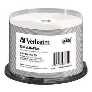 Verbatim DataLifePlus 4,7 Go DVD-R 50 pièce(s)