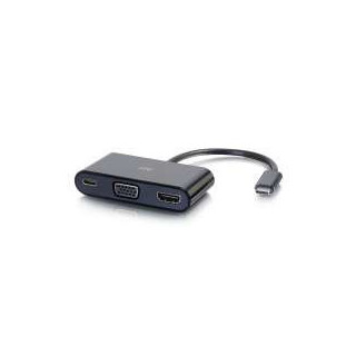 C2G 82102 adaptateur graphique USB Noir