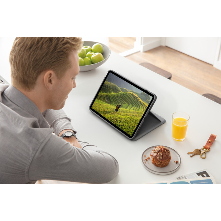 Logitech Folio Touch Gris Smart Connector AZERTY Français