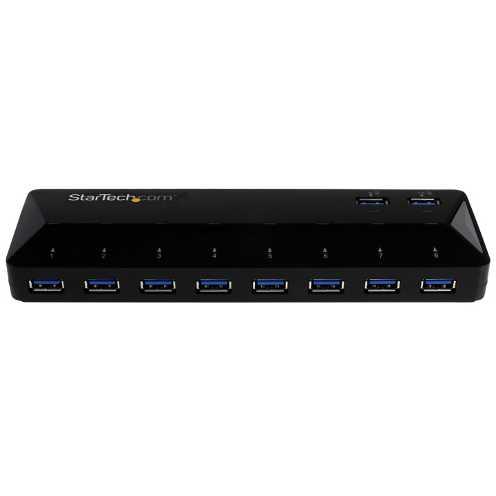 StarTech.com Concentrateur USB 3.0 (5Gbps) 10 ports avec Ports de Charge et de Synchronisation - 8 x USB-A, 2 x USB-A ports de 