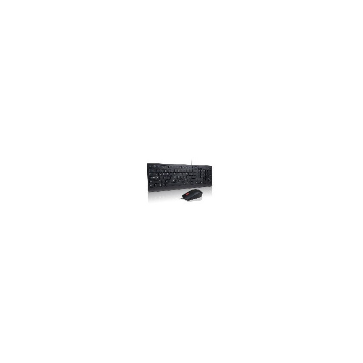 Lenovo 4X30L79922 clavier Souris incluse Universel USB QWERTY Noir