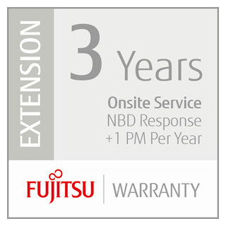Fujitsu 3 Years Onsite Service, NBD, +1PM