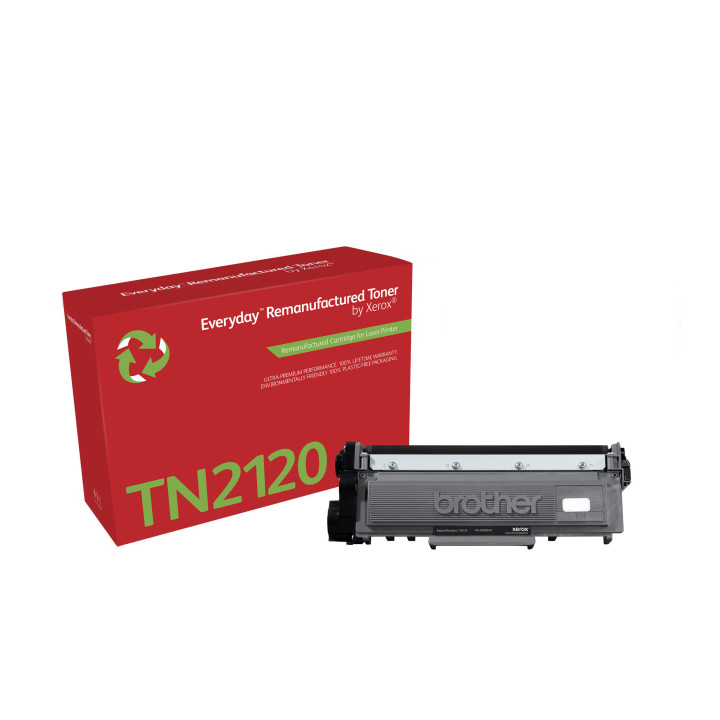 Remanufacturé Everyday Toner remanufacturé Mono Everyday™ de Xerox compatible avec Brother TN2120, Grande capacité
