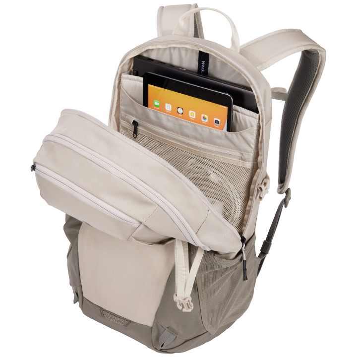 Thule EnRoute TEBP4216 - Pelican/Vetiver sac à dos Sac à dos normal Gris, Blanc Nylon