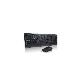 Lenovo 4X30L79921 clavier Souris incluse Universel USB QWERTY Anglais britannique Noir