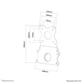 Neomounts FPMA-VESAMAC2127 Adaptateur VESA iMac
