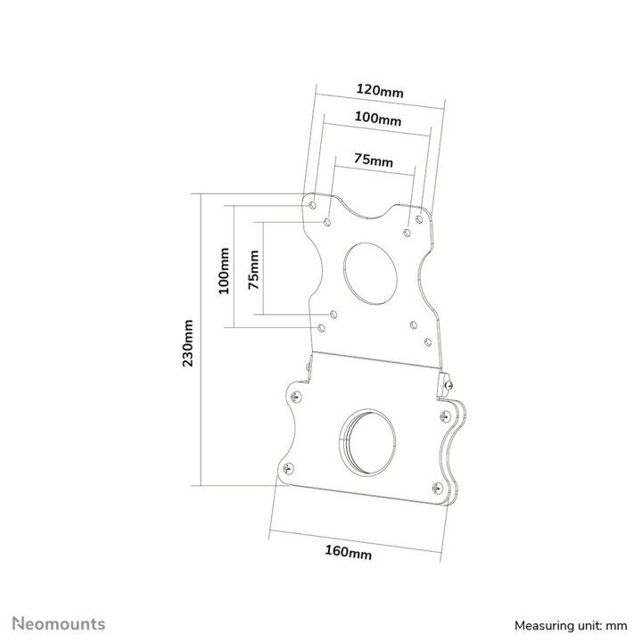 Neomounts FPMA-VESAMAC2127 Adaptateur VESA iMac