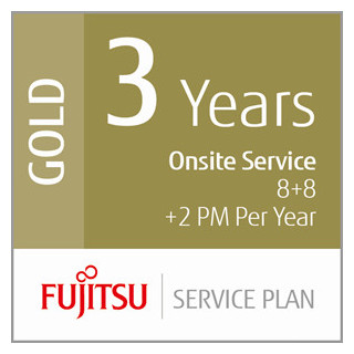 Fujitsu 3 Year Onsite Service, 8+8+2PM