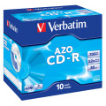 Verbatim CD-R AZO Crystal 700 Mo 10 pièce(s)