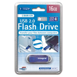 Integral INFD16GBCOUAT lecteur USB flash 16 Go USB Type-A Bleu