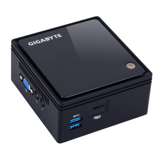 GIGABYTE GB-BACE-3160 barebone PC/ poste de travail 0,69L mini PC Noir J3160 1,6 GHz