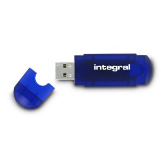 Integral INFD8GBEVOBL lecteur USB flash 8 Go USB Type-A 2.0 Bleu