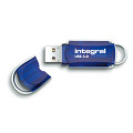 Integral INFD32GBCOU3.0 lecteur USB flash 32 Go USB Type-A 3.2 Gen 1 (3.1 Gen 1) Bleu, Argent