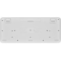Logitech 920-010968 clavier Bureau Bluetooth AZERTY Français Blanc