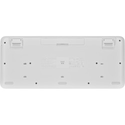 Logitech 920-010968 clavier Bureau Bluetooth AZERTY Français Blanc