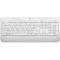 Logitech 920-010968 clavier Bureau Bluetooth AZERTY Français Blanc