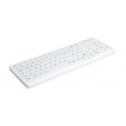 CHERRY AK-C7000 clavier Médical RF sans fil AZERTY Français Blanc