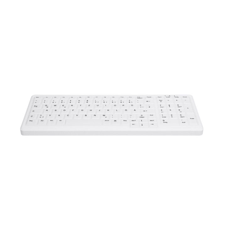 CHERRY AK-C7000 clavier Médical RF sans fil AZERTY Français Blanc