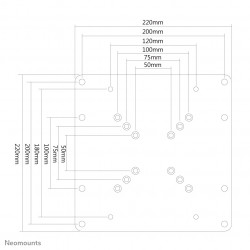 Neomounts FPMA-VESA200 Adaptateur VESA 22-42"